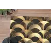 Schubben - Structuur - Goud muismat rubber klein 262 -closeup