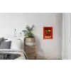 Cocktail - Art - Rood textielposter latten blank klein -woonkamer