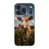 Koe - Bloemen - Weiland Telefoonhoesje iPhone 17 Pro klein -3d