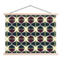 Abstract - Retro - Kleurrijk textielposter latten blank klein 122 -3d