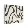 Abstract - Lijnen - Modern - Beige PET vilt klein -3d