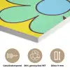 Bloemen - Illustratie - Kleurrijk PET vilt klein -closeup_NL
