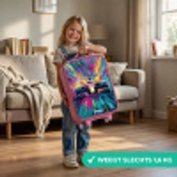 Raceauto - Explosie - Kleurrijk - Abstract Kinderkoffer - Roze klein -sfeer2_NL