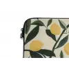 Vrouw - Mand - Citroenen - Bladeren laptophoes neopreen klein -detail