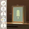 Groen - Waterijsje - Stokje - Illustratie Light Box met kabel (Tafellamp) klein -USP_NL