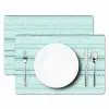 Lijnen - Blauwgroen - Patroon Placemat vinyl groot 368 -zzsfeer2_Kitchenyeah-website