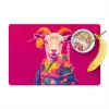 Geit - Hoorns - Kimono - Kleurrijk Placemat vinyl groot -zzzproduct_Kitchenyeah-website