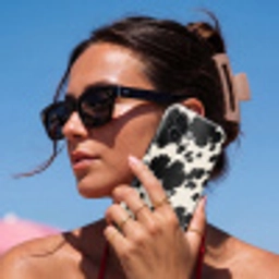 Patroon - Vacht - Zwart - Wit Toughcase MagSafe Apple iPhone 17 klein -Sfeer2V
