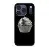 Cupcake - Luxueus - Zilver Telefoonhoesje iPhone 17 Pro klein -3d