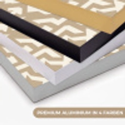 Modern - Abstract - Beige Textielframe zwart klein 947 -USP_kleurenDE