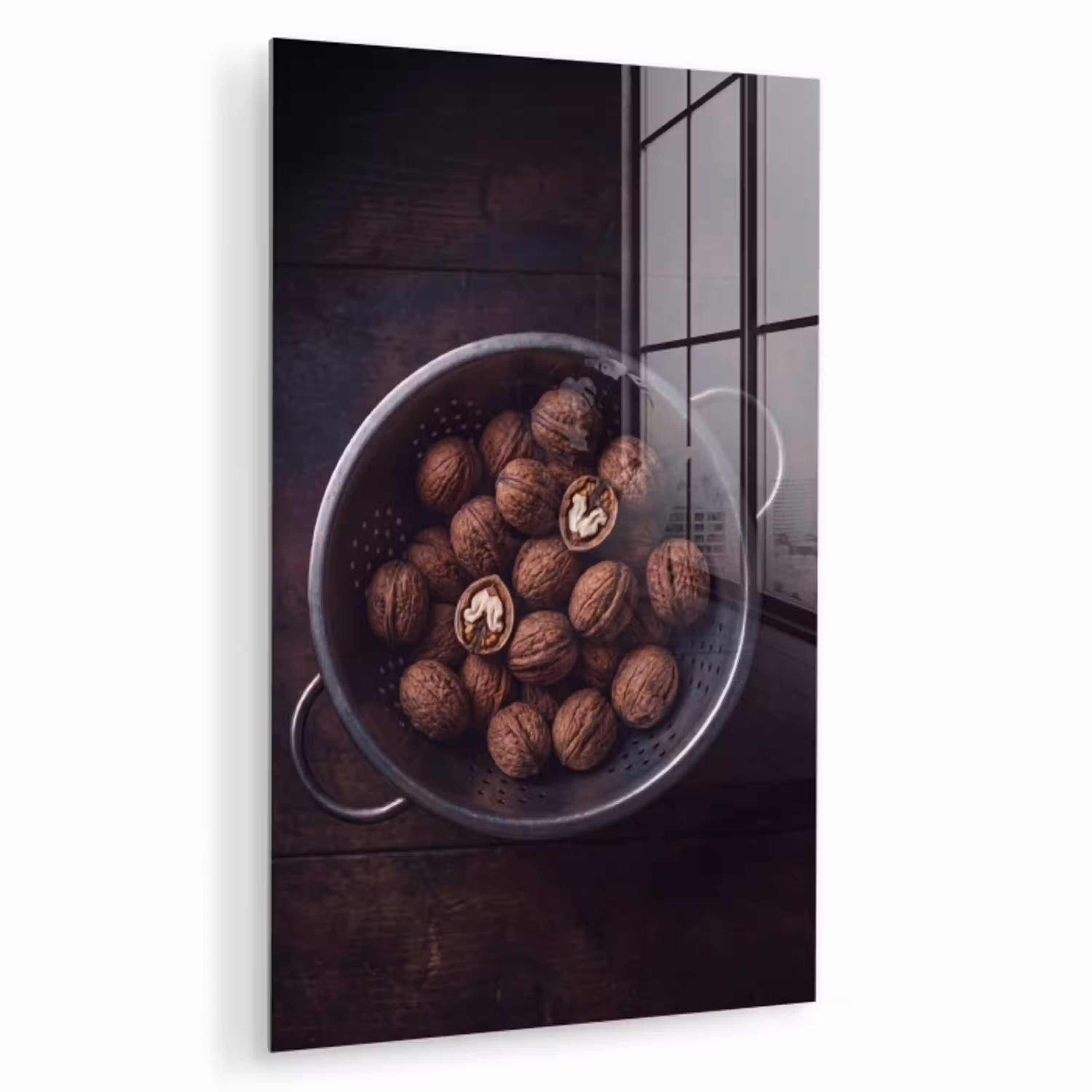 Walnoot - Eten - Donker plexiglas 5mm klein -zzzproduct_nieuw