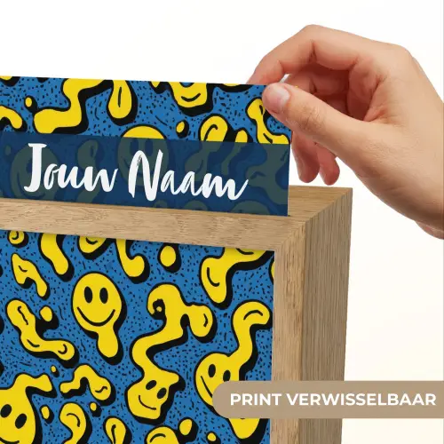 Smileys - Geel - Blauw Light Box met kabel (Kinderlampje) klein -USP_websiteprintNL