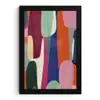 Vormen - Ritmisch - Kleuren - Abstract fotolijst zwart zonder passe partout klein -3d