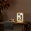 Zandpad - Groen landschap - Water Light Box met kabel (Tafellamp) klein -sfeer4