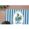 Illustratie - Bessen - Blauw - Strepen muismat rubber klein -closeup
