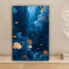 Koraalrif - Vissen - Oceaan - Blauw canvas 2cm klein -sfeer1
