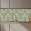 Vlakken - Rustiek - Groen keuken achterwand 2 middel 871 zz_3dshopping