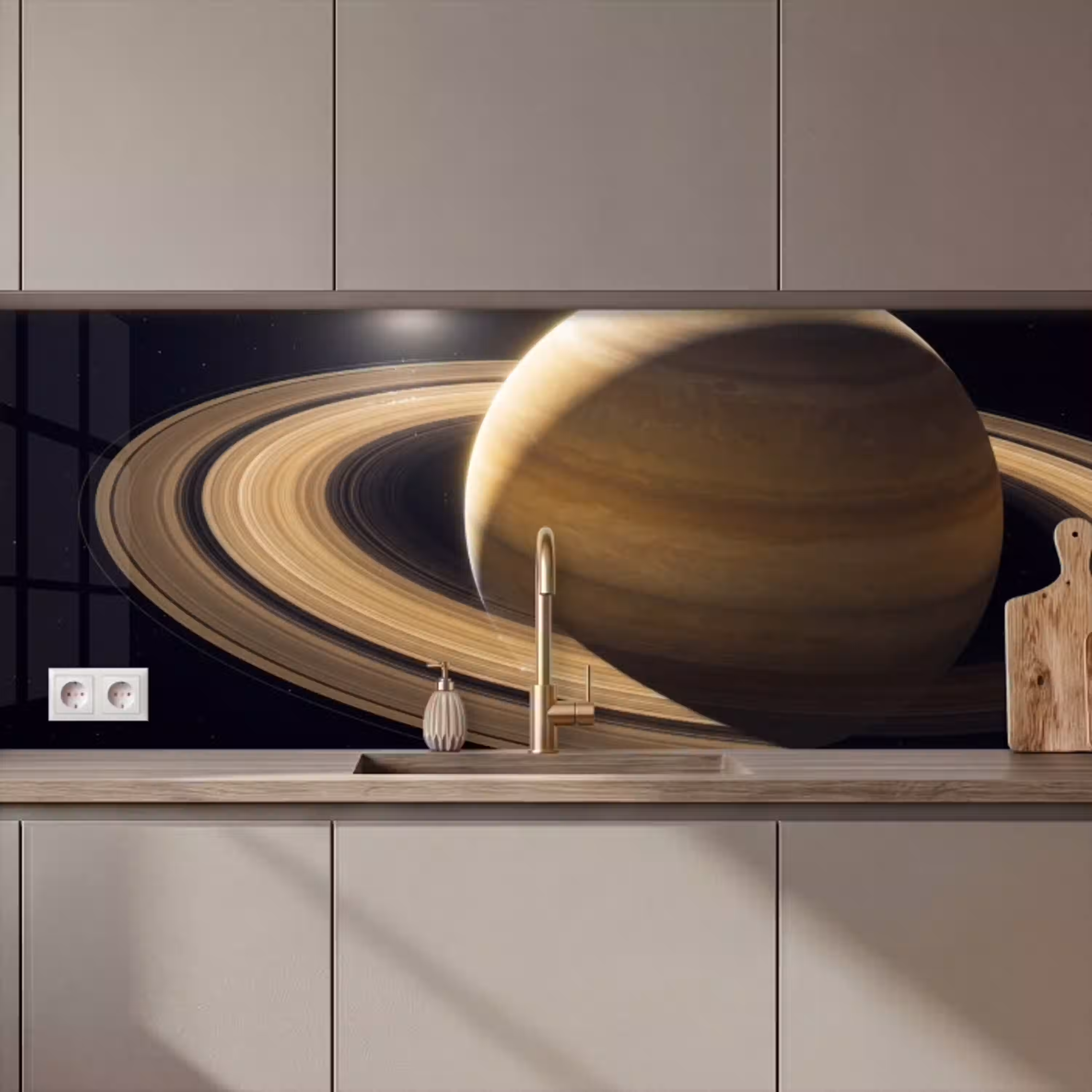 Planeet - Ringen - Ruimte keuken achterwand 2 middel zz_3dshopping