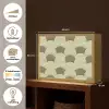 Bladeren - Structuur - Groen Light Box met batterij (Wandlamp) middel 907 -USP_websiteoverzichtNL