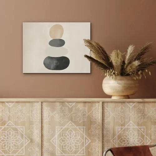 Japandi - Wabi sabi - Beige PET vilt klein -sfeer4