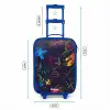 Neon sporttrofee design Kinderkoffer - Blauw klein -productfoto_formaten