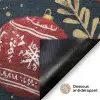 Feestelijk - Kerstgroet - Kleurrijk Deurmat klein -antislip_FR