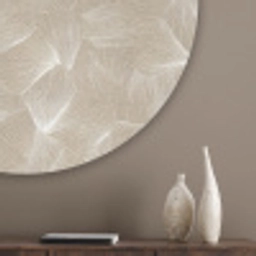 Organisch - Textuur - Beige Akoestische PET Vilt - Rond klein 838 -sfeer5_closeup