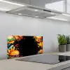 Fastfood - Graffiti - Hamburger - Eten - Modern keuken achterwand spatscherm klein -3d_schuin