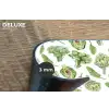 Groene - Groente - Broccoli - Artisjokken Placemat vinyl groot 368 -closeup