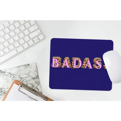 Badass - Panterpint - Schaduw - Roze muismat rubber klein -witbureau
