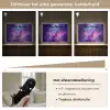 Eenhoorn - Fantasy - Kasteel - Meisje - Paars - Roze Light Box met batterij (Wandlamp kind) middel -USP_dimbaarNL