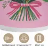 Bloemen - Quote - Kaartje - Kleurrijk Akoestische PET Vilt - Rond klein -closeup_NL