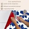 Floraal - Modern - Blauw keuken achterwand spatscherm klein 900 -spatscherm_NL