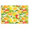 Kiwi - Sinasappel - Mango - Perzik Placemat vinyl groot 368 -zzsfeer1_Kitchenyeah-website