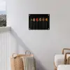 Lepels - Specerijen - Zwart - Kruiden - Rustiek tuinposter los doek klein -sfeer8