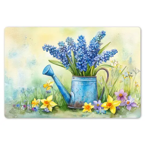 Gieter - Lavendel - Bloesems Placemat vinyl groot -zzsfeer1_Kitchenyeah-website
