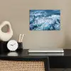 Golven - Oceaan - Blauw poster papier klein -sfeer1