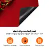 Pepers - Rood - Hart Inductie beschermer vinyl 3mm klein -zzzzzzz-td-onderkant