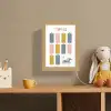 Tafels van vermenigvuldiging - Leren rekenen voor kinderen - Getallen oefenen - Cijfers - Eenhoorn Light Box met kabel (Wandlamp kind) klein -sfeer2_kind