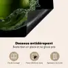 Appel - Groen - Fruit - Water - Zwart Inductie beschermer vinyl 3mm middel -usfeer4_FR