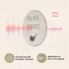 Vlees - Minimalistisch - Beige - Quote Akoestische PET Vilt - Rond klein -USP_NL