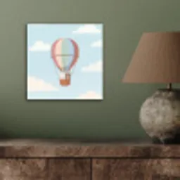 Luchtballon - Beren - Pastel aluminium wit klein -sfeer2