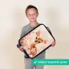 Hertje - Ogen - Stippen - Bloemen Kinderkoffer - Zwart klein -sfeer4_NL
