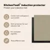 Taupekleur - Gewolkt textuur - Natuurlijk Inductie beschermer vinyl 3mm middel 274 -vsfeer2_ENG
