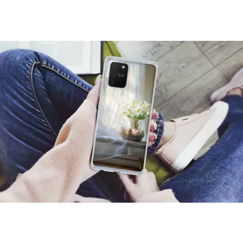 Vaas - Eieren - Bloemen Telefoonhoesje Samsung Galaxy S10 Lite klein -handS10Lite