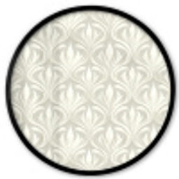 Barok - Patroon - Beige Fotolijst rond zonder passe partout klein 856 -3d