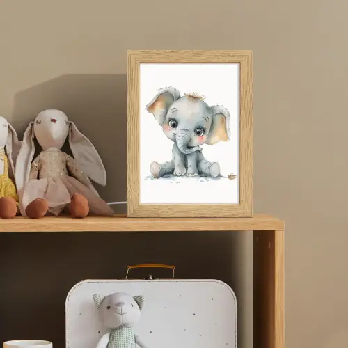 Olifant - Baby dier Light Box met kabel klein -sfeer2_kind