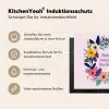 Bloemenkrans - Kleurrijk - Moeder Inductie beschermer vinyl 3mm middel -tsfeer2_DE