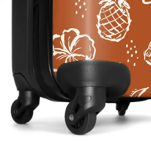 Zeedieren en zomer illustraties NBS - Handbagage koffer - Volwassenen Unisex middel -wiel