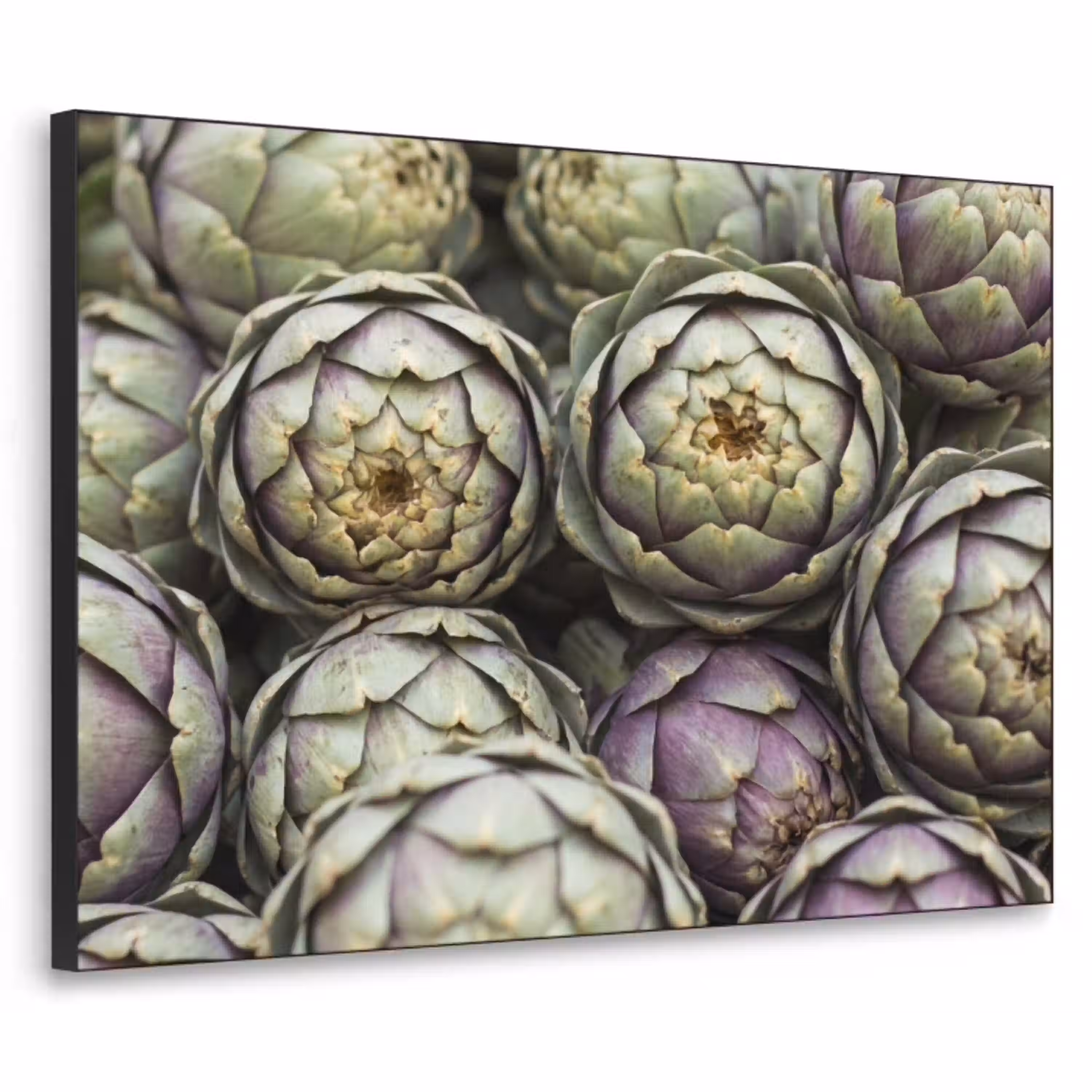 Groenten - Vers - Eten Textielframe zwart klein -3d